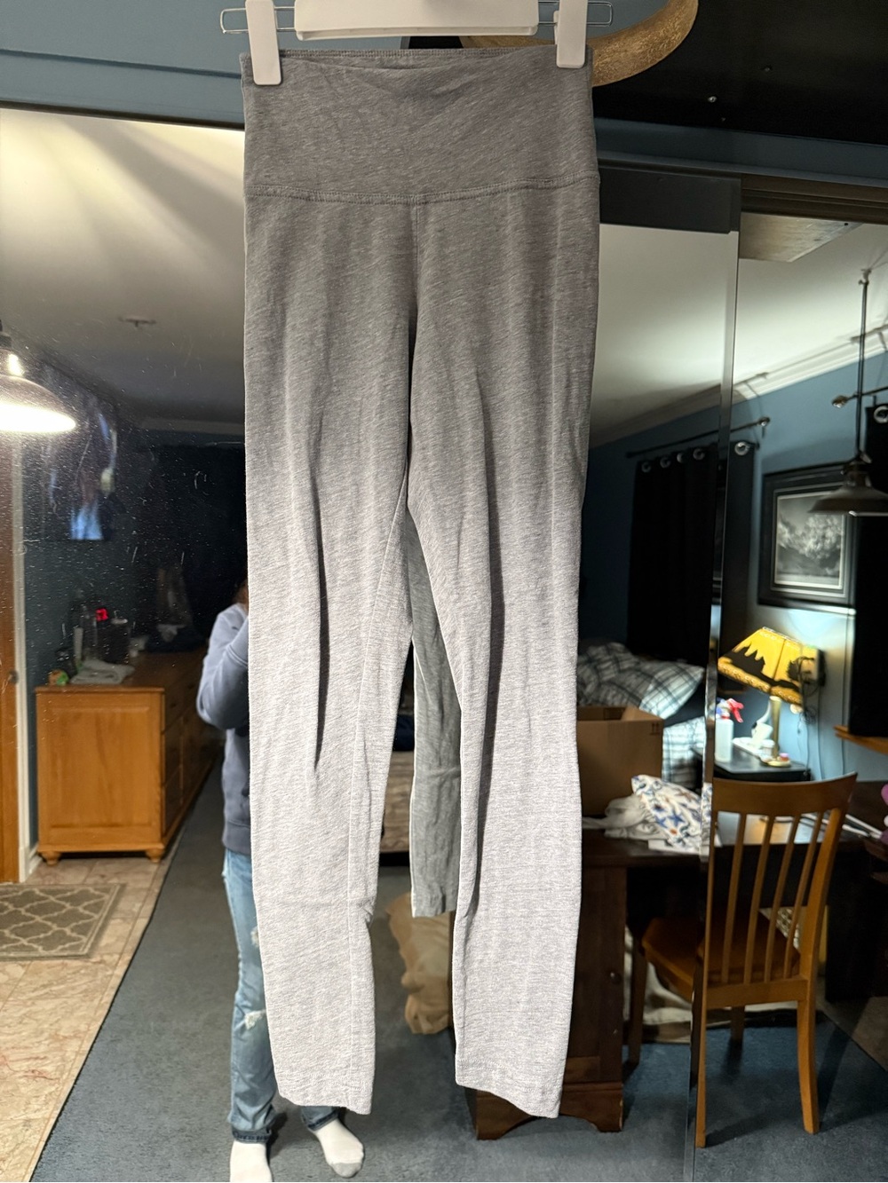 Old Navy High-Waist Heather Gray Leggings